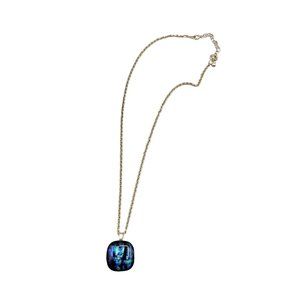 Dichroic Glass Pendant on 14K RGP Chain 20" Impulse Designs Inc